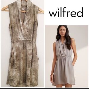 Wilfred Taupe and Gray Mini Dress, L